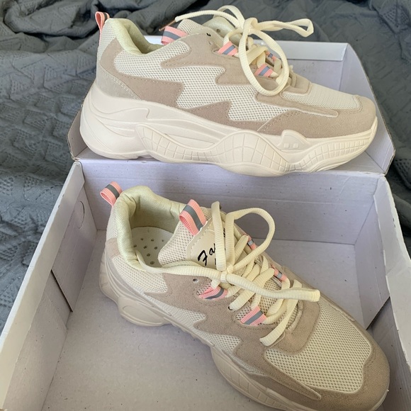Nude Chunky Sneakers - Picture 2 of 4